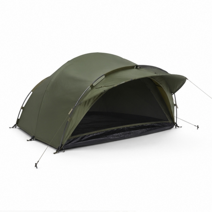 เต็นท์ Bivvy สำหรับตกปลาสองคนแบบกำหนดเองพร้อมระเบียงพายุ